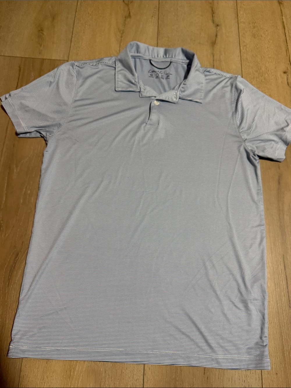 Men’s golf polo|striped print|Mens S